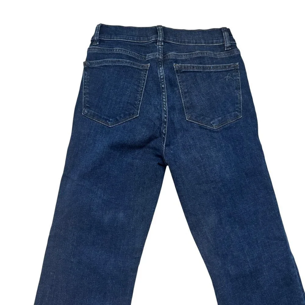DL 1961Mara Straight Mid Rise Instrasculpt Ankle Jeans Sz 26 Like New
